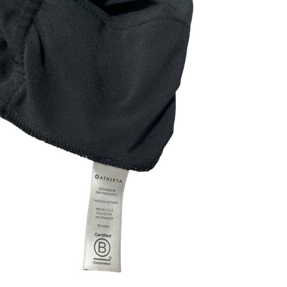 Athleta Black Utility Romper Size 2 Women’s Sleeveless V-Neck Pockets - Picture 7 of 16